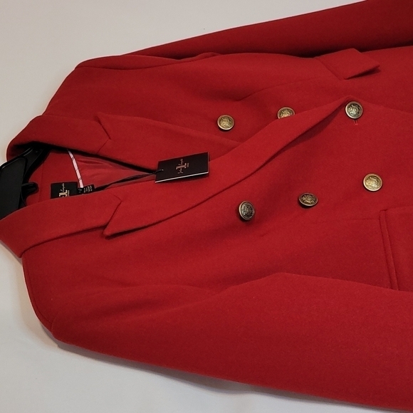 jules & Leopold Double Breasted Crimson Blazer - Picture 11 of 17